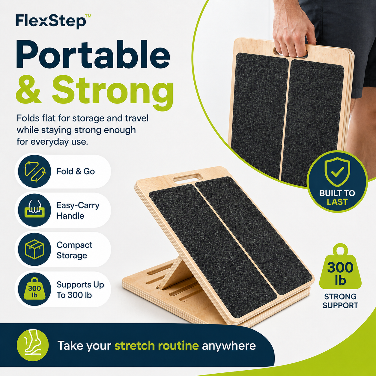 FlexStep™ Daily Relief Stretch Board