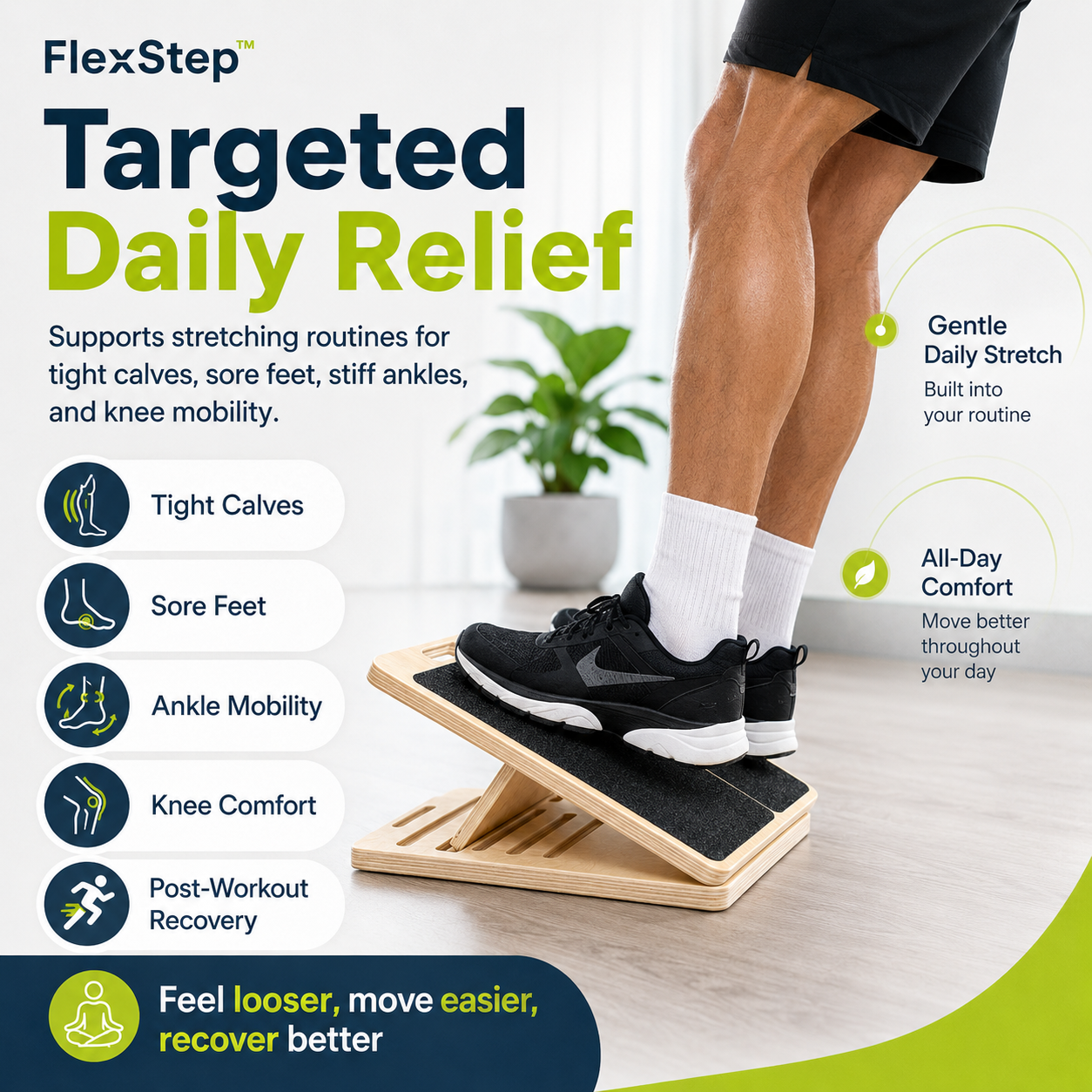 FlexStep™ Daily Relief Stretch Board