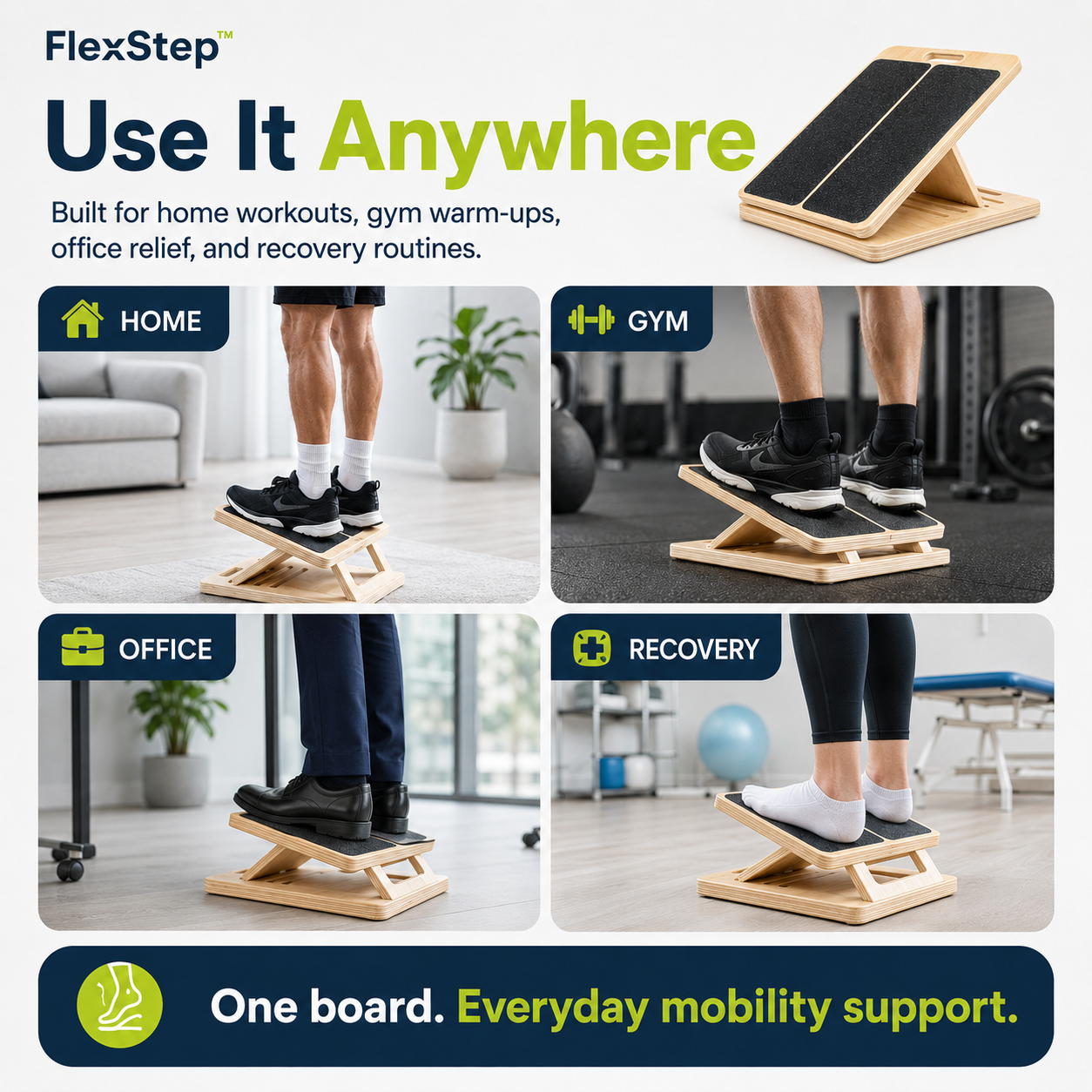 FlexStep™ Daily Relief Stretch Board